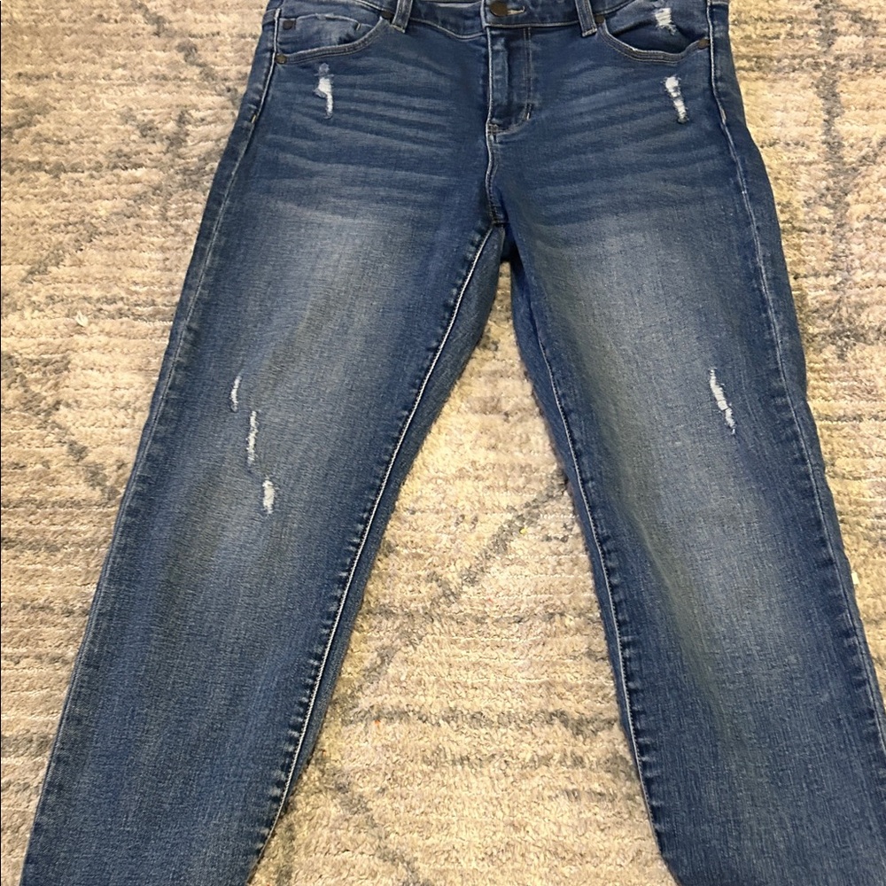 Liverpool Women's Straight Leg Blue Jeans